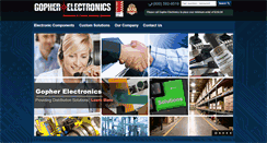 Desktop Screenshot of gopherelectronics.com