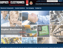 Tablet Screenshot of gopherelectronics.com